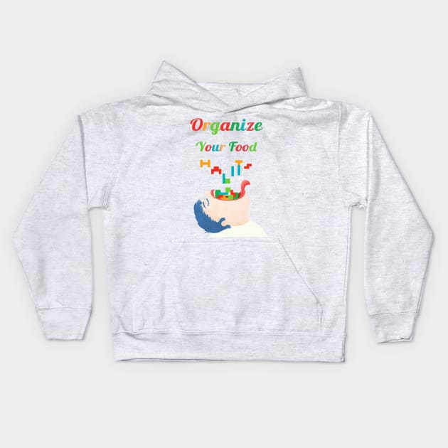 Food Habits Kids Hoodie by HugoBelo